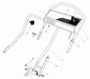 Toro 20576 - Lawnmower, 1983 (3000001-3999999) Ersatzteile HANDLE ASSEMBLY
