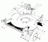 Toro 20581 - Lawnmower, 1986 (6000001-6999999) Ersatzteile HOUSING ASSEMBLY