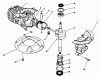 Toro 20584C - Lawnmower, 1989 (9000001-9999999) Ersatzteile CRANKSHAFT ASSEMBLY (ENGINE MODEL NO. 47PJ8)