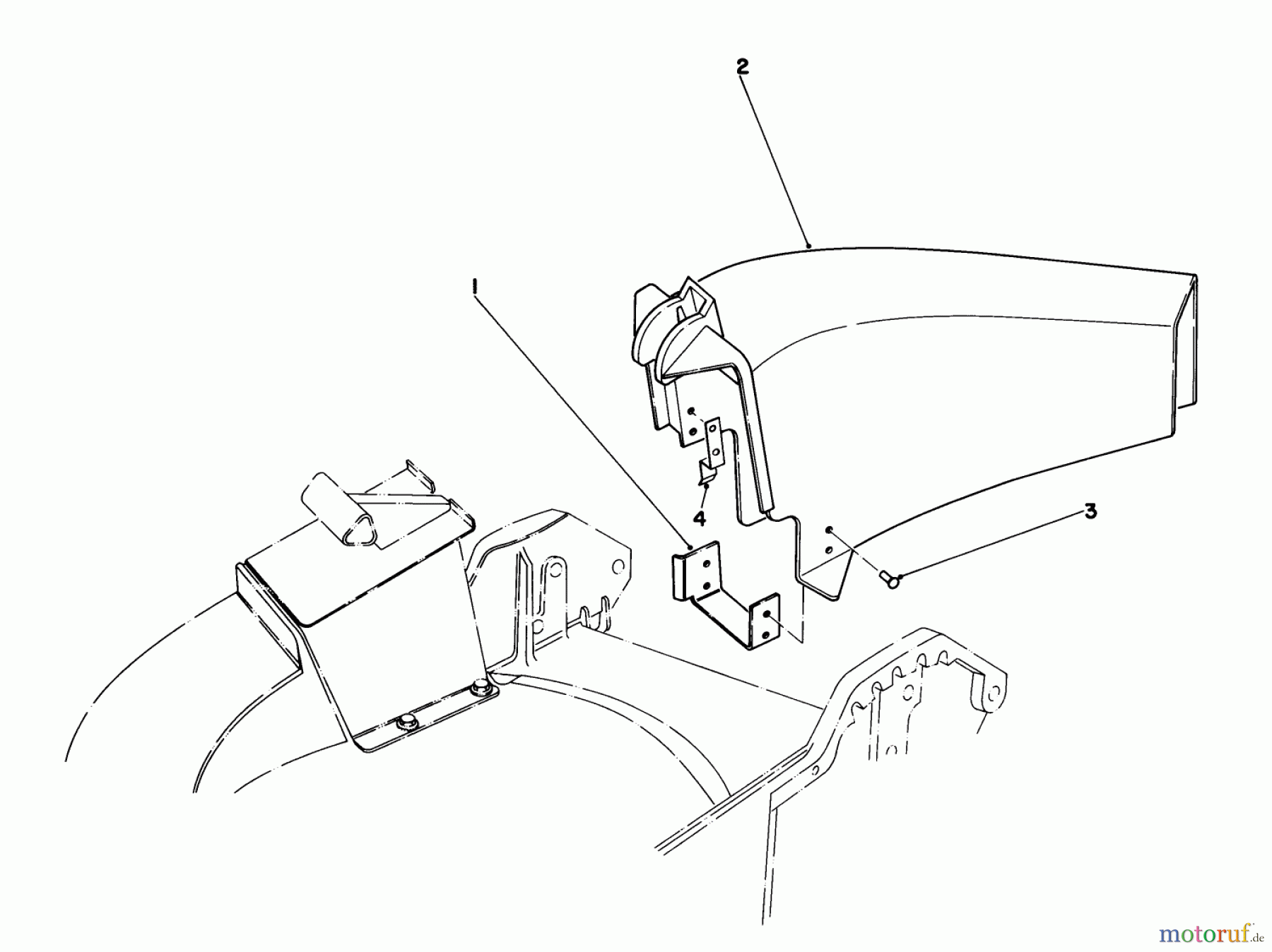  Toro Neu Mowers, Walk-Behind Seite 1 20586 - Toro Lawnmower, 1988 (8000001-8999999) SIDE DISCHARGE KIT NO. 59107 (OPTIONAL)