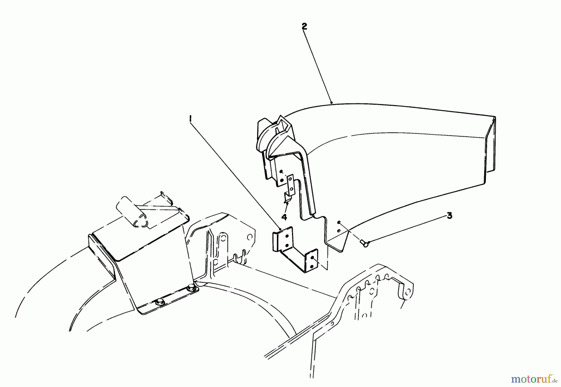  Toro Neu Mowers, Walk-Behind Seite 1 20587 - Toro Lawnmower, 1990 (0000001-0999999) SIDE DISCHARGE KIT NO. 59107 (OPTIONAL)