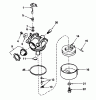 Toro 20588 - Lawnmower, 1988 (8000001-8999999) Ersatzteile CARBURETOR NO. 632098