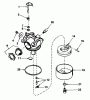 Toro 20588C - Lawnmower, 1988 (8000001-8999999) Ersatzteile CARBURETOR NO. 632098