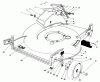 Toro 20610C - Lawnmower, 1985 (5000001-5999999) Ersatzteile HOUSING ASSEMBLY