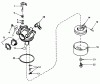 Toro 20611 - Lawnmower, 1989 (9000001-9999999) Ersatzteile CARBURETOR NO. 632098