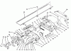 Toro 79271 - 36" Tiller, 260 Series Lawn and Garden Tractors, 1994 (4900001-4999999) Ersatzteile GEAR CASE ASSEMBLY