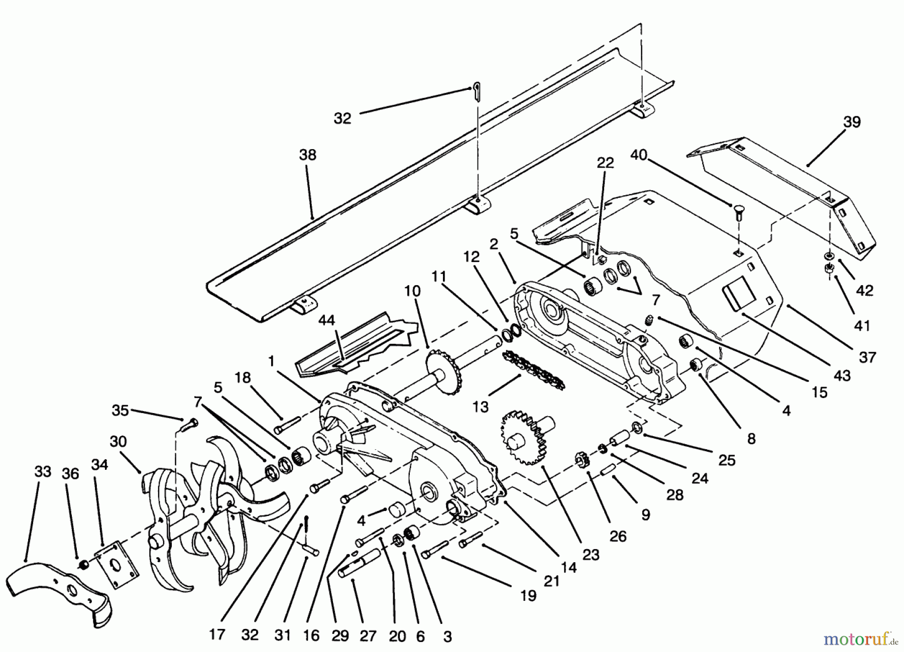  Toro Neu Accessories, Tiller/Cultivator 79271 - Toro 36