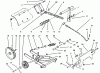 Toro 79271 - 36" Tiller, 260 Series Lawn and Garden Tractors, 1994 (4900001-4999999) Ersatzteile HITCH ASSEMBLY