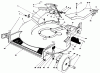 Toro 20622C - Lawnmower, 1987 (7000001-7999999) Ersatzteile HOUSING ASSEMBLY