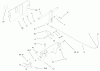 Toro 79271 - 36" Tiller, 260 Series Lawn and Garden Tractors, 2002 (220000001-220999999) Ersatzteile REAR MOUNTING BRACKET ASSEMBLY