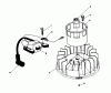 Toro 20627C - Lawnmower, 1986 (6000001-6999999) Ersatzteile MAGNETO & FLYWHEEL ASSEMBLY