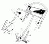 Toro 20627C - Lawnmower, 1987 (7000001-7999999) Ersatzteile HANDLE ASSEMBLY