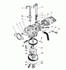 Toro 20627C - Lawnmower, 1988 (8000001-8999999) Ersatzteile CARBURETOR ASSEMBLY