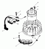 Toro 20628C - Lawnmower, 1986 (6000001-6999999) Ersatzteile MAGNETO & FLYWHEEL ASSEMBLY