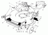 Toro 20628C - Lawnmower, 1987 (7000001-7999999) Ersatzteile HOUSING ASSEMBLY
