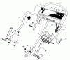 Toro 20629C - Lawnmower, 1986 (6000001-6999999) Ersatzteile HANDLE ASSEMBLY
