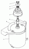 Toro 20629C - Lawnmower, 1986 (6000001-6999999) Ersatzteile STARTER MOTOR ASSEMBLY NO. 53-4500