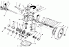 Toro 20631 - Lawnmower, 1989 (9000001-9999999) Ersatzteile GEAR CASE ASSEMBLY