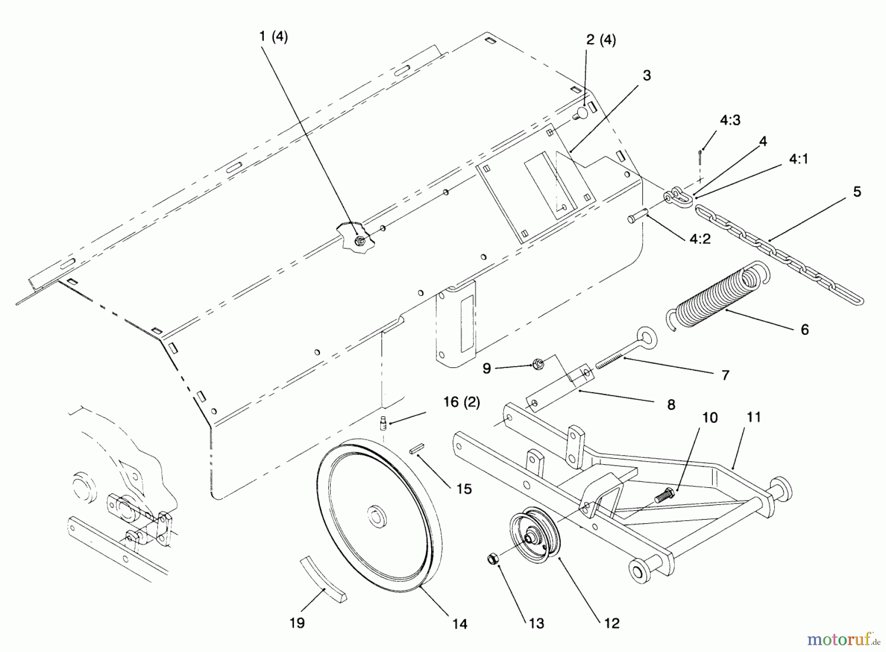 Toro Neu Accessories, Tiller/Cultivator 79370 - Toro 36