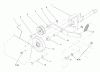 Toro 79370 - 36" Tiller, 300 Series Garden Tractors, 1995 (5900001-5999999) Ersatzteile MID HITCH IDLER ASM