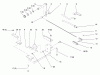 Toro 79370 - 36" Tiller, 300 Series Garden Tractors, 1995 (5900001-5999999) Ersatzteile REAR AXLE MOUNT HITCH