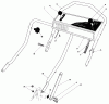 Toro 20661 - Lawnmower, 1983 (3000001-3999999) Ersatzteile HANDLE ASSEMBLY