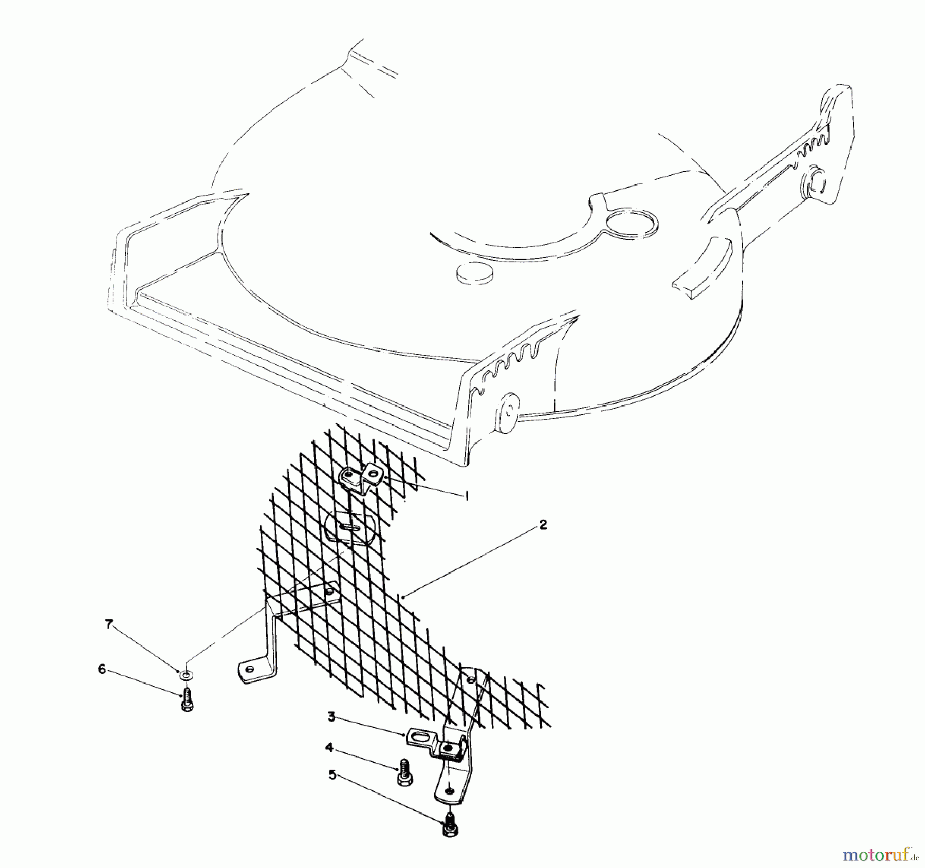  Toro Neu Mowers, Walk-Behind Seite 1 20667 - Toro Lawnmower, 1990 (0000001-0999999) LEAF SHREDDER KIT MODEL NO 59157 (OPTIONAL)