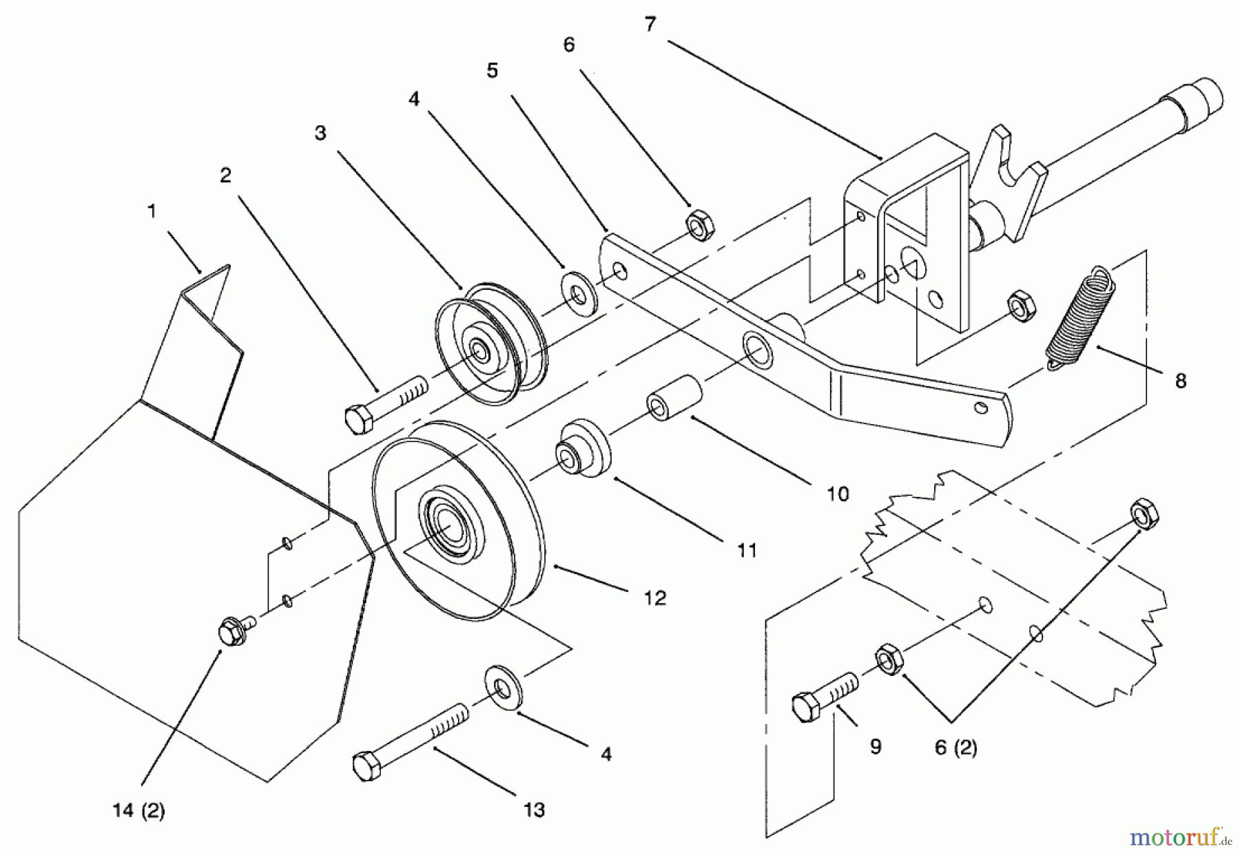  Toro Neu Accessories, Tiller/Cultivator 79370 - Toro 36