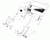 Toro 20668 - Lawnmower, 1990 (0000001-0999999) Ersatzteile HANDLE ASSEMBLY