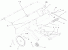 Toro 79370 - 36" Tiller, 300 Series Garden Tractors, 1999 (9900001-9999999) Ersatzteile HITCH, DRIVE & IDLER PULLEYS