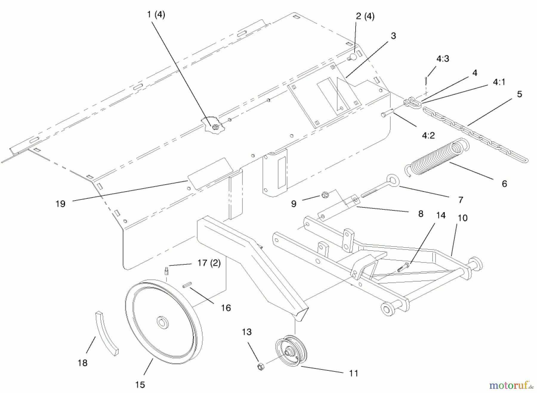 Toro Neu Accessories, Tiller/Cultivator 79370 - Toro 36