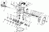Toro 20677 - Lawnmower, 1989 (9000001-9999999) Ersatzteile GEAR CASE ASSEMBLY