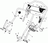 Toro 20677 - Lawnmower, 1989 (9000001-9999999) Ersatzteile HANDLE ASSEMBLY (SERIAL NO. 9000101-9005855)(9006400 & UP)