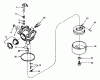Toro 20672 - Lawnmower, 1983 (3000001-3999999) Ersatzteile CARBURETOR NO. 632050A