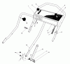 Toro 20672 - Lawnmower, 1983 (3000001-3999999) Ersatzteile HANDLE ASSEMBLY