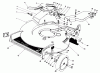 Toro 20672 - Lawnmower, 1983 (3000001-3999999) Ersatzteile HOUSING ASSEMBLY