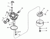 Toro 20672 - Lawnmower, 1984 (4000001-4999999) Ersatzteile CARBURETOR NO. 632050A
