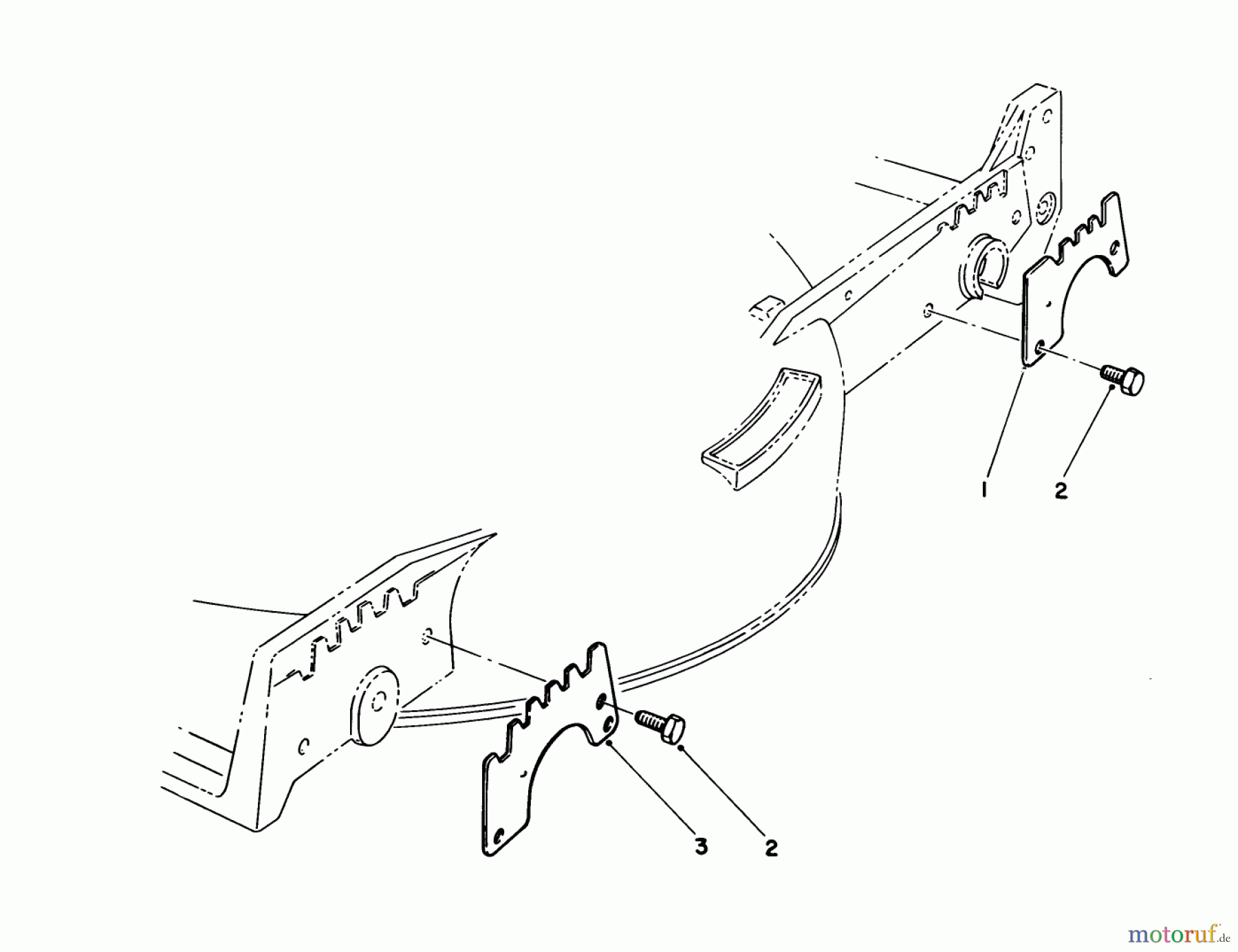 Toro Neu Mowers, Walk-Behind Seite 1 20672 - Toro Lawnmower, 1985 (5000001-5999999) WEAR PLATE KIT NO. 49-4080 (OPTIONAL)
