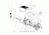 Toro 20673 - Lawnmower, 1976 (6000001-6999999) Ersatzteile FRONT WHEEL AND PIVOT ARM ASSEMBLY