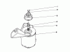 Toro 20673 - Lawnmower, 1976 (6000001-6999999) Ersatzteile STARTER MOTOR