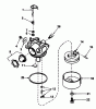 Toro 20675 - Lawnmower, 1985 (5000001-5999999) Ersatzteile CARBURETOR NO. 632098
