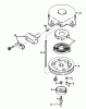 Toro 20675 - Lawnmower, 1985 (5000001-5999999) Ersatzteile REWIND STARTER NO. 590420A
