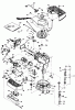 Toro 20676 - Lawnmower, 1984 (4000001-4999999) Ersatzteile ENGINE TECUMSEH MODEL NO. TNT100-10095E