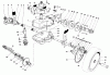 Toro 20676 - Lawnmower, 1984 (4000001-4999999) Ersatzteile GEAR CASE ASSEMBLY