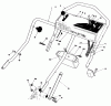 Toro 20676 - Lawnmower, 1984 (4000001-4999999) Ersatzteile HANDLE ASSEMBLY