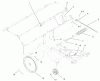 Toro 79370 - 36" Tiller, 300 Series Garden Tractors, 2001 (210000001-210999999) Ersatzteile HITCH, DRIVE AND IDLER PULLEYS
