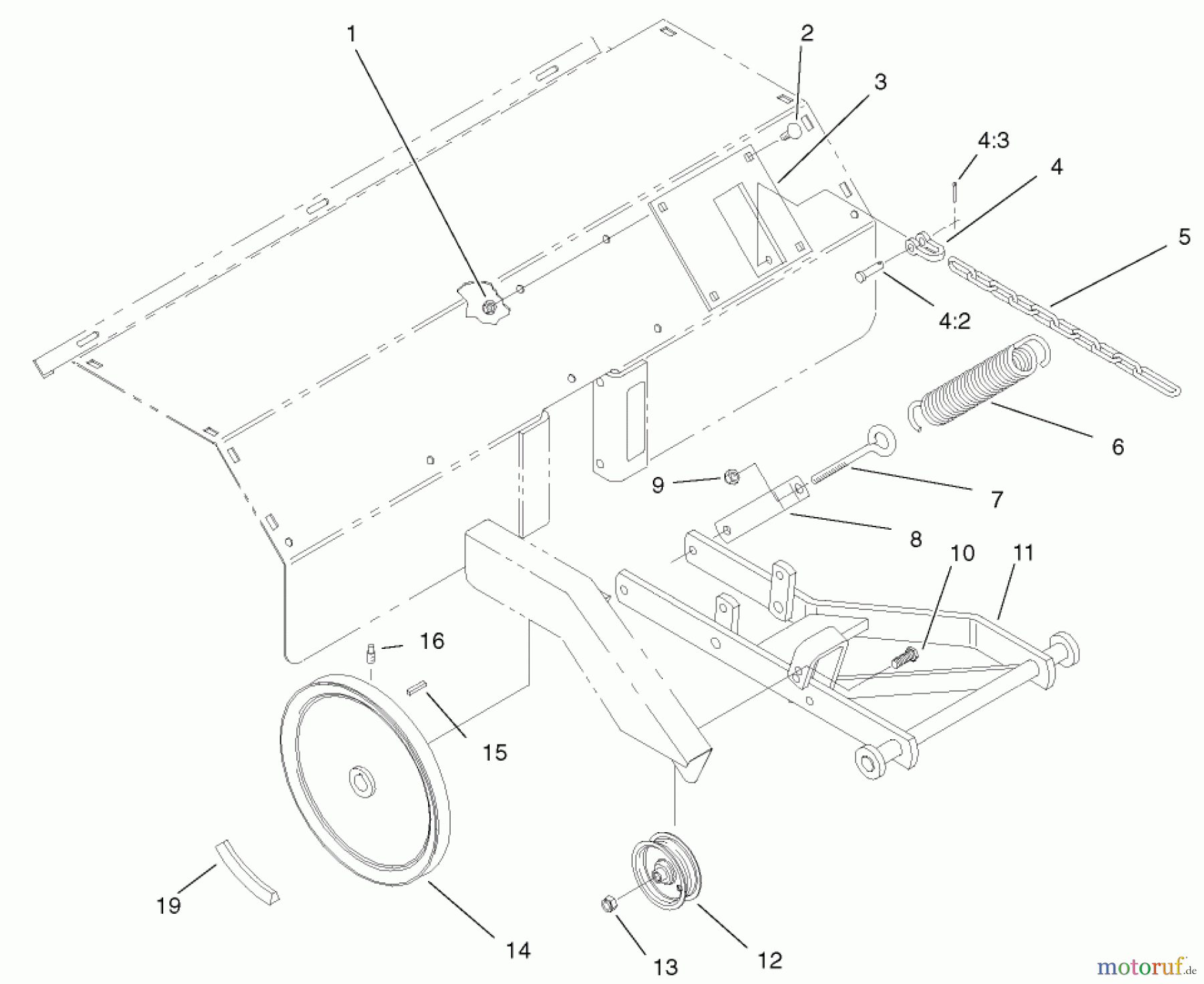  Toro Neu Accessories, Tiller/Cultivator 79370 - Toro 36