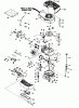 Toro 20677 - Lawnmower, 1990 (0002102-0999999) Ersatzteile ENGINE MODEL NO. TNT 100-10104F