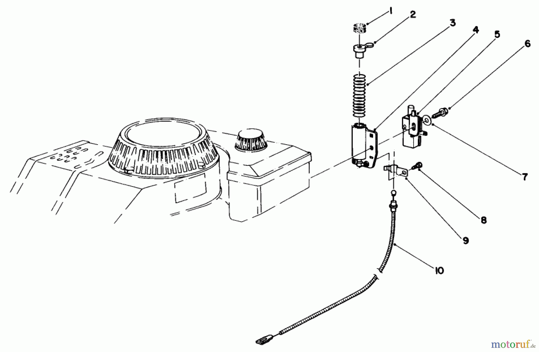  Toro Neu Mowers, Walk-Behind Seite 1 20680 - Toro Lawnmower, 1983 (3000001-3999999) BRAKE ASSEMBLY