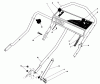 Toro 20680 - Lawnmower, 1983 (3000001-3999999) Ersatzteile HANDLE ASSEMBLY